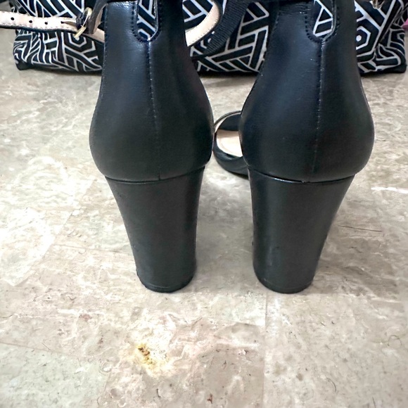 Kelly & Katie Women’s Sz 8.5 Blk Sandal Block High Heel … Like new - Picture 2 of 2